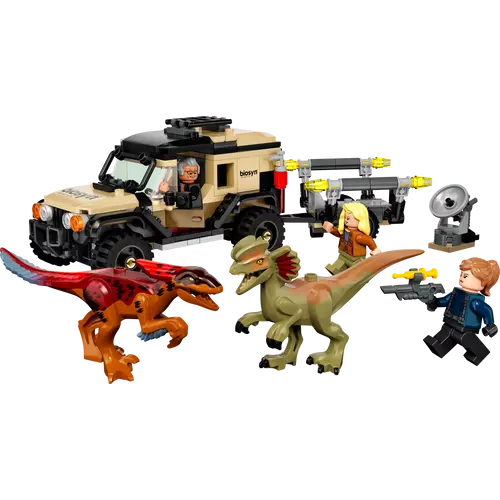 LEGO® Jurassic World - Pyroraptor és Dilophosaurus szállítás