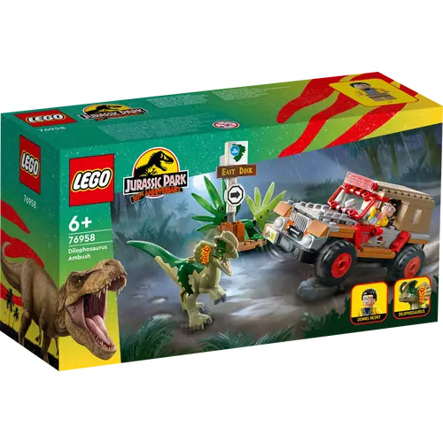 Kép 10/11 - LEGO® Jurassic World - Dilophosaurus támadás