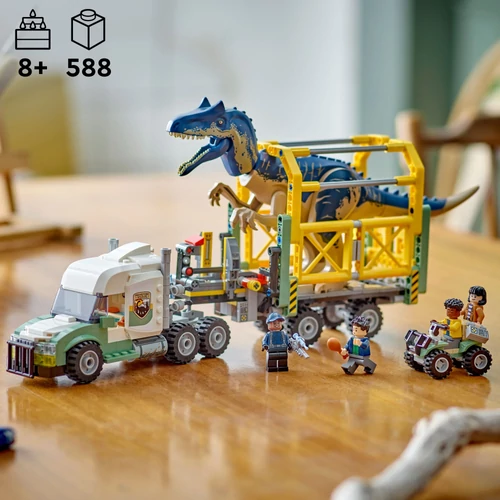 Kép 4/8 - LEGO® - Jurassic World Dinóküldetések: allosaurust szállító 