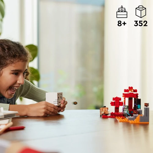Kép 2/10 - LEGO® Minecraft® - Csapda az Alvilág kapunál