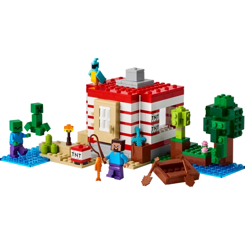 LEGO® Minecraft® - Dinamitház a dzsungelben
