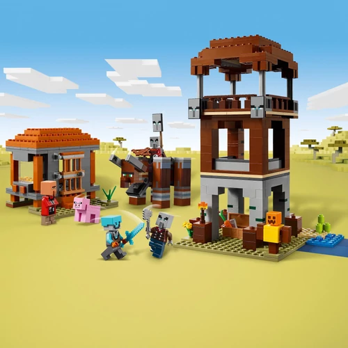 Kép 8/9 - LEGO® Minecraft® - A Fosztogató őrtorony és a Romboló