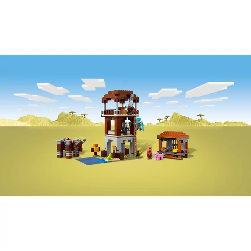 Kép 9/9 - LEGO® Minecraft® - A Fosztogató őrtorony és a Romboló