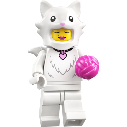 LEGO® Minifigurák -  bolyhos macska jelmezt viselő minifigura