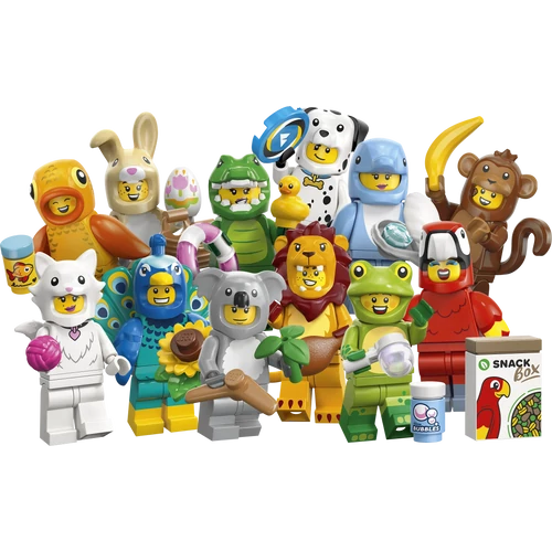 Kép 5/7 - LEGO® Minifigurák -  bolyhos macska jelmezt viselő minifigura
