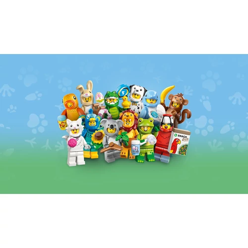 Kép 6/7 - LEGO® Minifigurák -  bolyhos macska jelmezt viselő minifigura