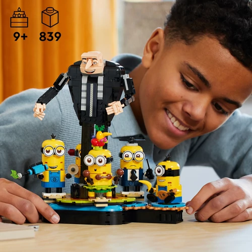 Kép 5/8 - LEGO® Minions - Kocka Gru és minyonok