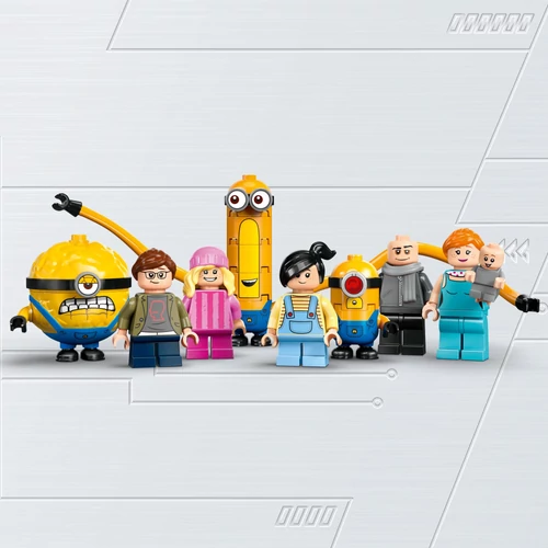 Kép 6/9 - LEGO® Minions - A minyonok és Gru családi háza