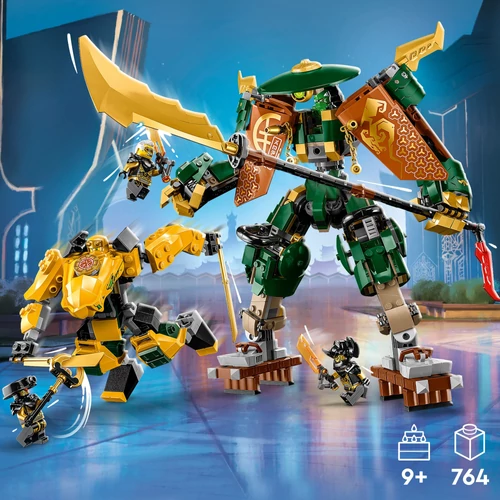 Kép 2/11 - LEGO® NINJAGO® - Lloyd és Arin nindzsacsapatának robotjai