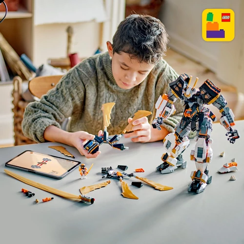 Kép 6/8 - LEGO® Ninjago® - Cole titánsárkány-robotja