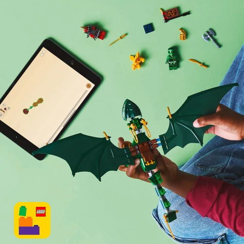 Kép 3/8 - LEGO® Ninjago - Lloyd zöld, erdei sárkánya