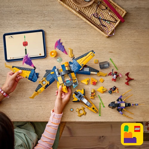 Kép 3/8 - LEGO® Ninjago - Ras és Arin szuper viharrepülője