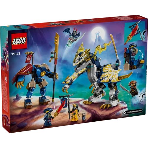 Kép 3/9 - LEGO® NINJAGO® - Rouge sárkánylovas robotja