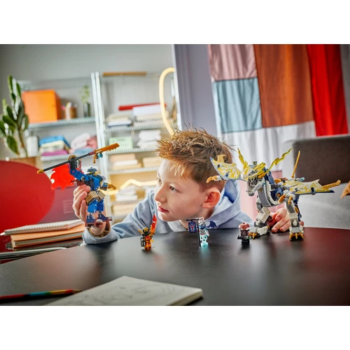 Kép 6/9 - LEGO® NINJAGO® - Rouge sárkánylovas robotja