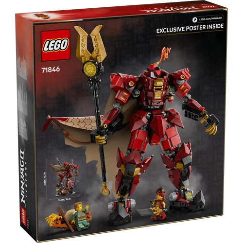 Kép 3/9 - LEGO® NINJAGO® - Tűzlovag harci robot