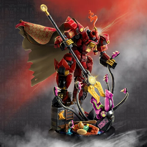 Kép 8/9 - LEGO® NINJAGO® - Tűzlovag harci robot
