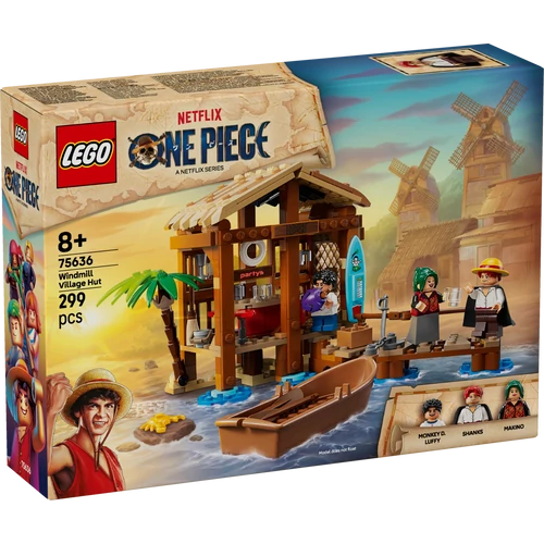 Kép 2/9 - LEGO® - ONE PIECE Kunyhó Szélmalomfaluban