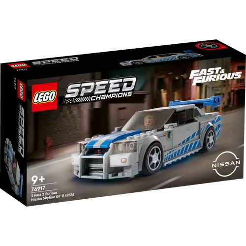 Kép 10/11 - LEGO® Speed Champions - 2 Fast 2 Furious Nissan Skyline GT R (R34)