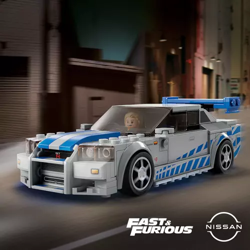 Kép 2/11 - LEGO® Speed Champions - 2 Fast 2 Furious Nissan Skyline GT R (R34)