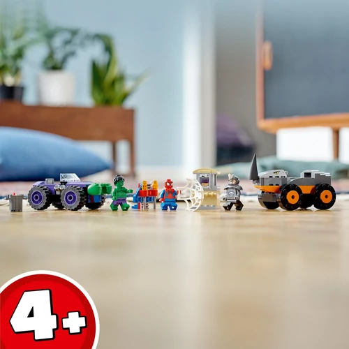 Kép 2/10 - LEGO® MARVEL - Marvel Hulk vs. Rhino teherautós leszámolás