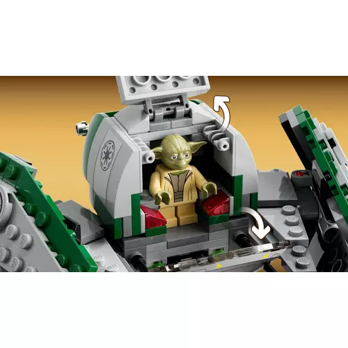 Kép 8/11 - LEGO® Star Wars™ - Yoda Jedi Starfighter™ e
