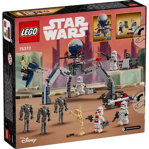 Kép 10/10 - LEGO® Star Wars™ - Klónkatona™ és harci droid™ harci csomag