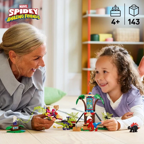 Kép 2/9 - LEGO® Spidey - Pókember és Gobby raptorcsatája a lombház főhadiszálláson