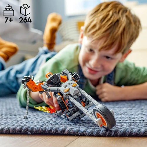Kép 2/10 - LEGO® MARVEL - Szellemlovas robot és motor