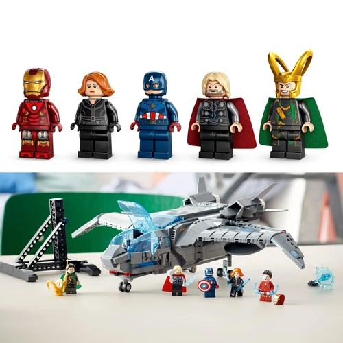 Kép 3/11 - LEGO® MARVEL - A Bosszúállók Quinjetje