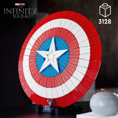 Kép 2/11 - LEGO® MARVEL - Amerika Kapitány pajzsa