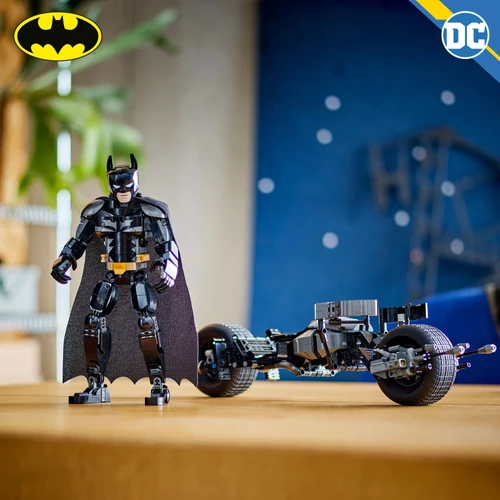 Kép 5/9 - LEGO® DC - Batman™ építőfigura és a batmotor
