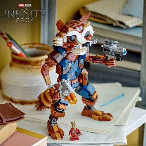 Kép 2/10 - LEGO® MARVEL - Mordály és Baby Groot