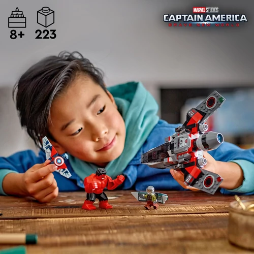 Kép 5/9 - LEGO® MARVEL - Amerika Kapitány vs. Vörös Hulk csata