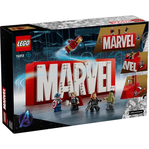 Kép 8/8 - LEGO® Marvel - MARVEL logó és minifigurák