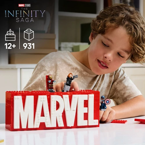 Kép 2/8 - LEGO® Marvel - MARVEL logó és minifigurák