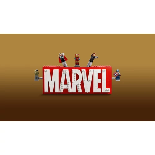 Kép 6/8 - LEGO® Marvel - MARVEL logó és minifigurák