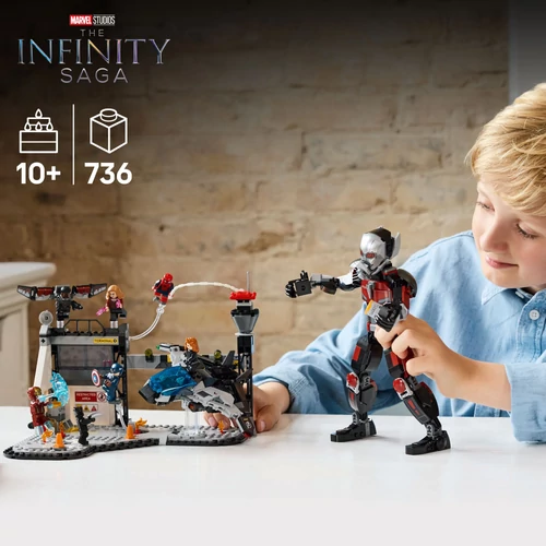 Kép 2/8 - LEGO® Marvel - Amerika Kapitány: Polgárháború csatajelenet