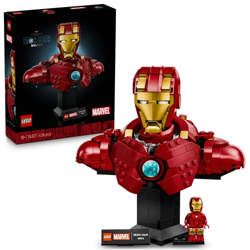 Kép 5/9 - LEGO® Marvel | Vasember MK4 mellszobor