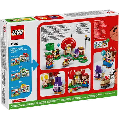 Kép 9/9 - LEGO® Super Mario™ - Nabbit Toad boltjánál kiegészítő szett