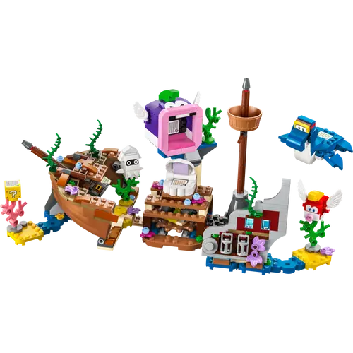 LEGO® Super Mario™ - Dorrie elsüllyedt hajóroncs kalandjai kiegészítő szett