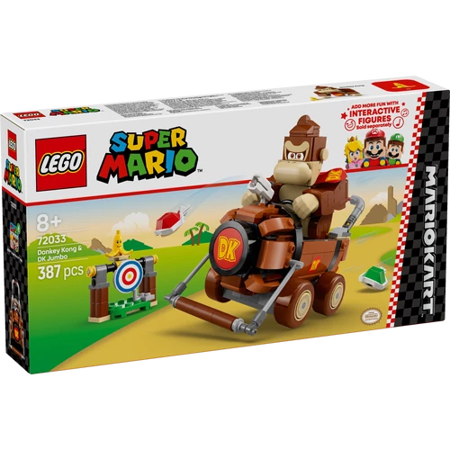 Kép 2/9 - LEGO® Super Mario™ - Mario Kart™ – Donkey Kong & DK Jumbo