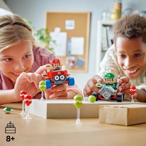 Kép 2/7 - LEGO® Super Mario™ - Mario Kart™ – Baby Mario és Baby Luigi