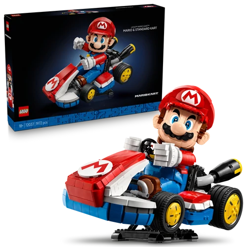 Kép 4/9 - LEGO® Super Mario™: Mario Kart™ – Mario & Standard Kart