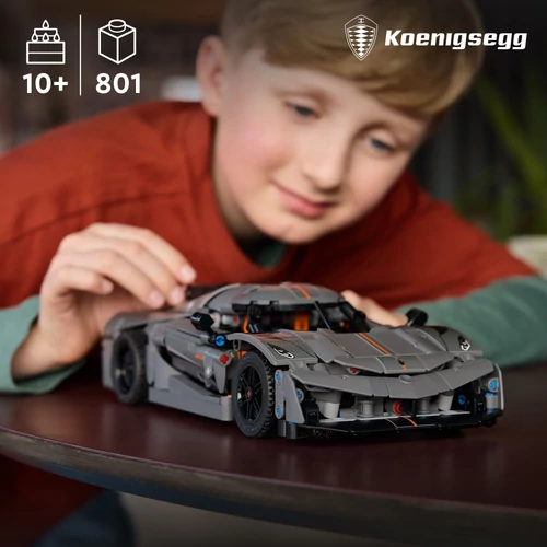 Kép 5/9 - LEGO® - Technic™ Koenigsegg Jesko Absolut szürke hiperautó