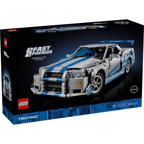 Kép 2/9 - LEGO® Technic - 2 Fast 2 Furious Nissan Skyline GT-R (R34) autó