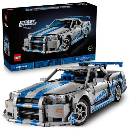 Kép 4/9 - LEGO® Technic - 2 Fast 2 Furious Nissan Skyline GT-R (R34) autó