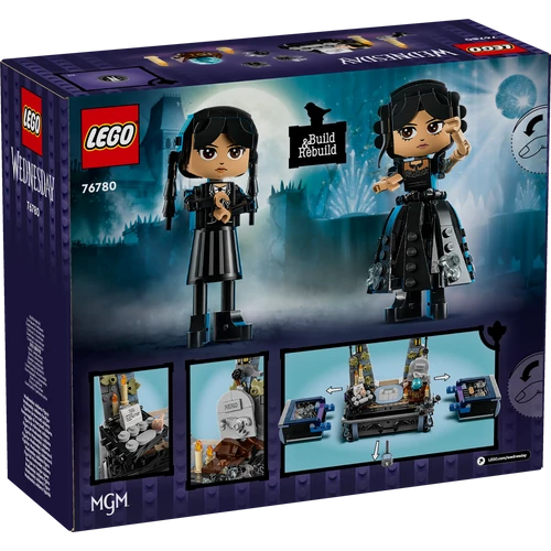 Kép 3/6 - LEGO® Wednesday - Wednesday Addams figura