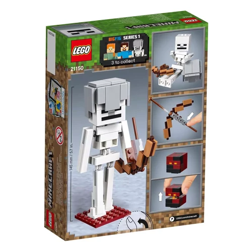 Kép 2/3 - LEGO® Minecraft® - BigFig Csontváz magmakockával