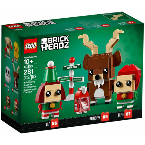 LEGO® BrickHeadz: Rénszarvas, Manó és Manólány