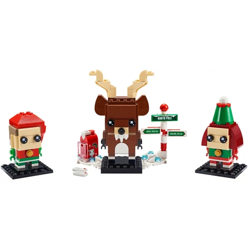 Kép 3/5 - LEGO® Brickheadz™ - Rénszarvas, Manó és Manólány